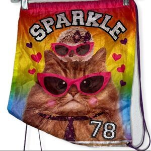 Vintage Sparkle 78 Drawstring Backpack‎